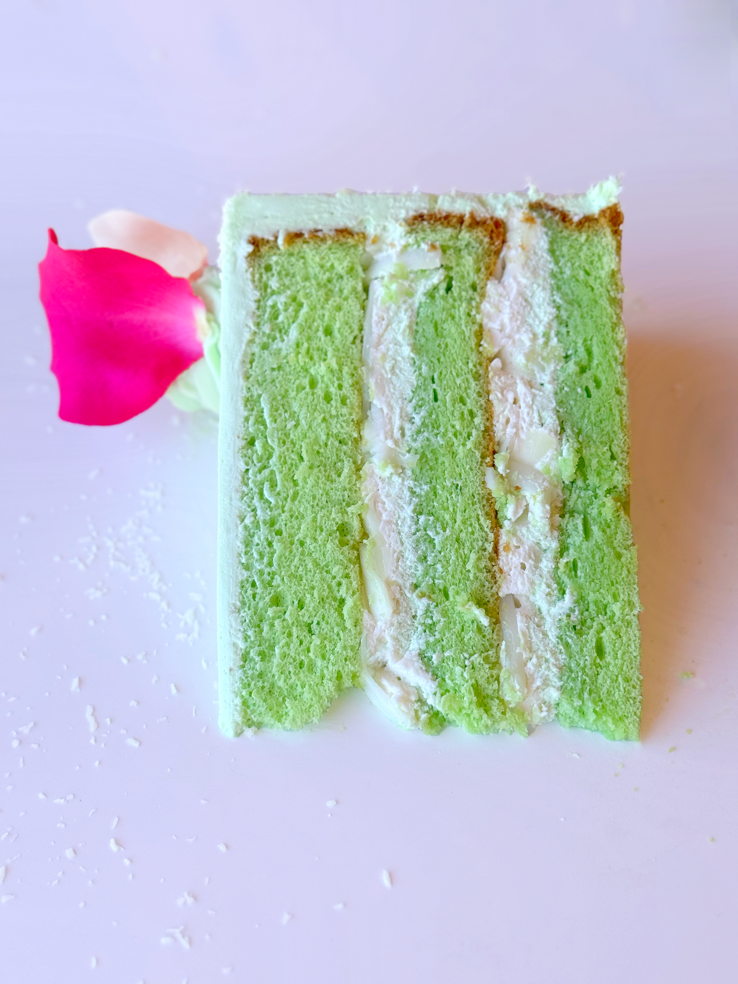 #Droo's Pandan Cake (Slice)