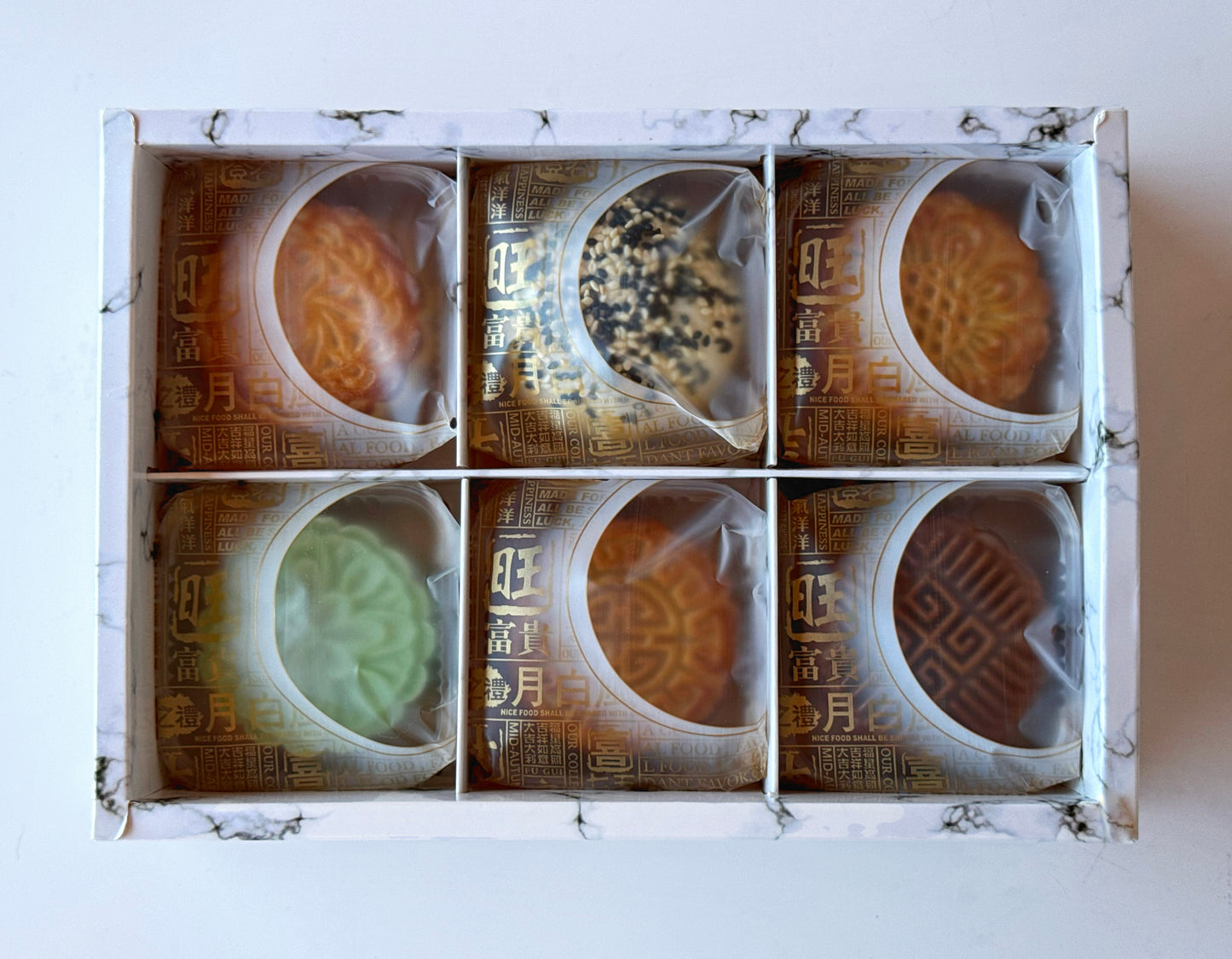 (SHIPPING) Pre-Set Mooncake Box: Standard
